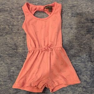 Pink Watermelon Patterned Romper